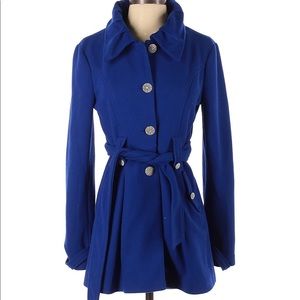 Anthropologie Royal Blue Coat